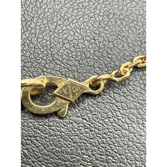 Van Cleef & Arpels Necklace Zodiac Medal Aquarius Pendant 18K SPB-TS 354205 - Picture 7 of 8